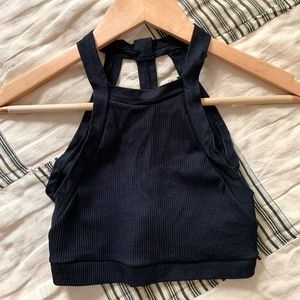Urban Outfitters high neck crop top